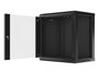 Lanberg Armario Mural Rack 19 pulgadas 12U Flat Pack V2 Negro