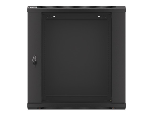 Lanberg Armario Mural Rack 19 pulgadas 12U Flat Pack V2 Negro