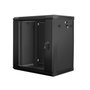Lanberg Armario Rack 19 pulgadas 12U 600x450 Flat Pack V2 Negro