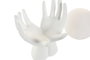 DKD Home Decor Decoración Luminosa LED Resina Mano Blanco