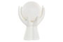 DKD Home Decor Decoración Luminosa LED Resina Mano Blanco