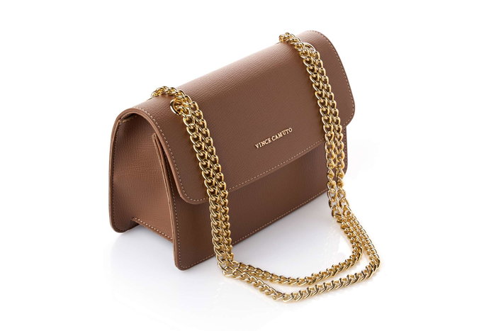 Vince Camuto Bolso de Hombro Visón Cuero de Polivinilo 25x16x9 cm Elegante y Sofisticado para Mujer