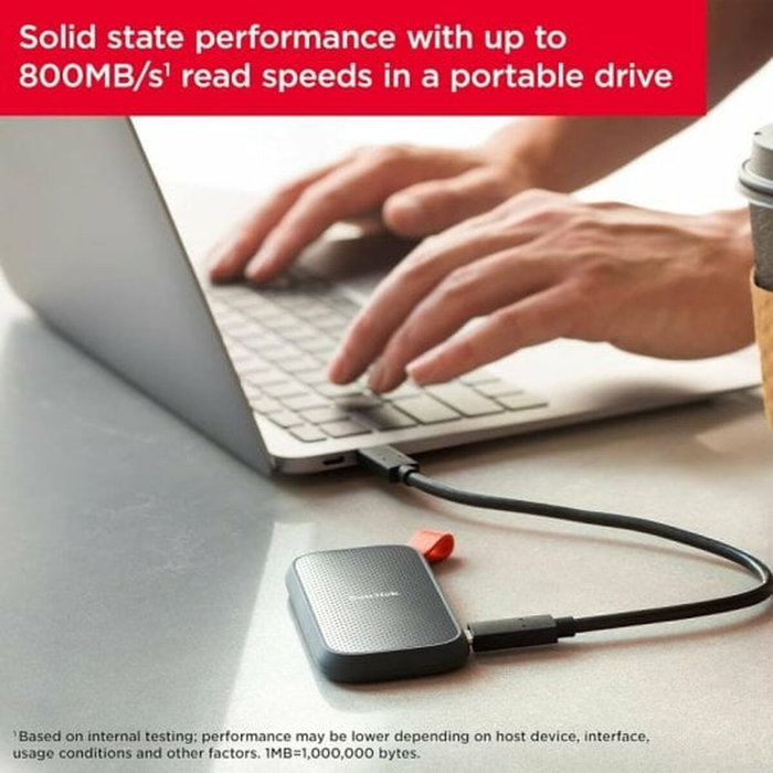 SanDisk Portable SSD 1 TB SDSSDE30-1T00-G26 Negro