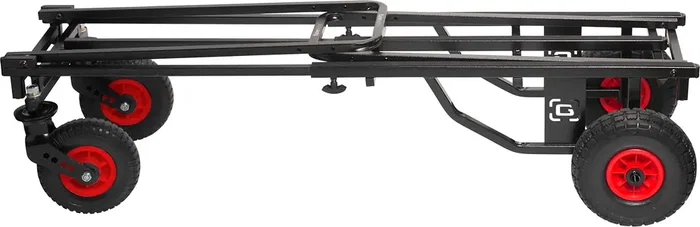 FRAMEWORKS Carro Utilitario Plegable de 52" con Ruedas Grandes para Todo Terreno, Negro - Capacidad 226 kg