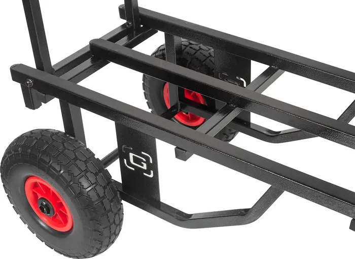 FRAMEWORKS Carro Utilitario Plegable de 52" con Ruedas Grandes para Todo Terreno, Negro - Capacidad 226 kg