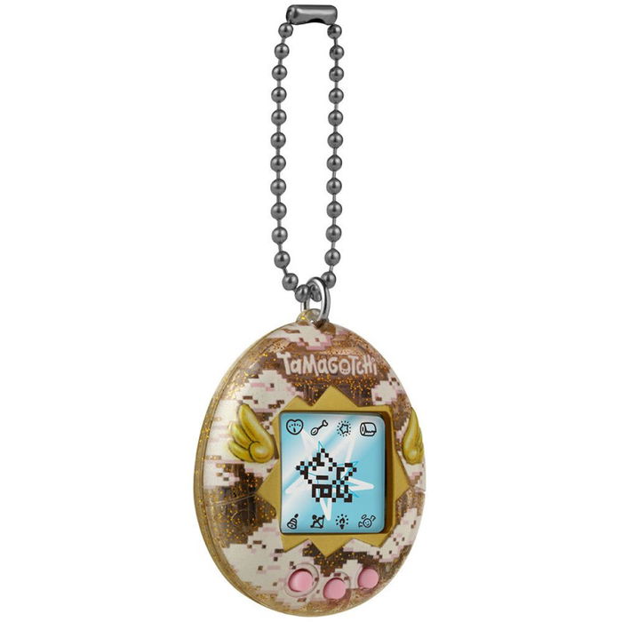 Bandai Tamagotchi Angel Lovely - Mascota Virtual Angelgotchi, 3ª Generación, Edición Coleccionable con Minijuegos y Diseño Angel