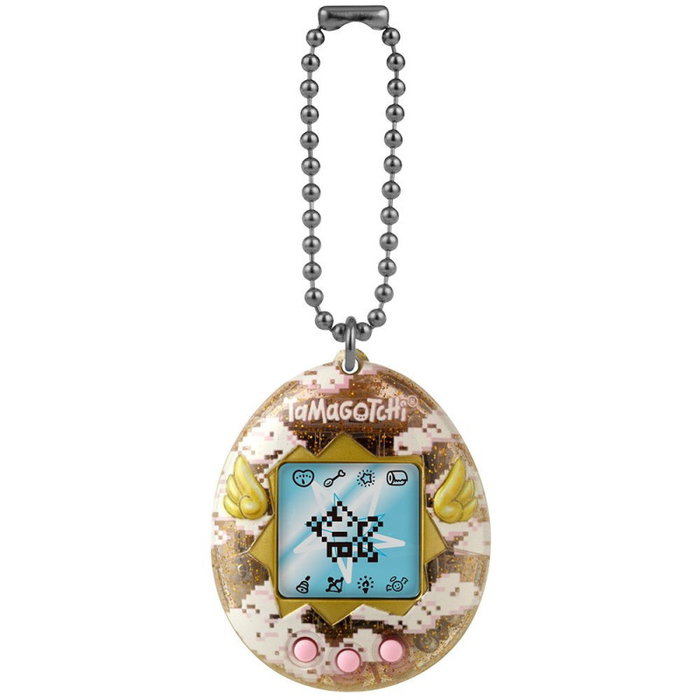 Bandai Tamagotchi Angel Lovely - Mascota Virtual Angelgotchi, 3ª Generación, Edición Coleccionable con Minijuegos y Diseño Angel