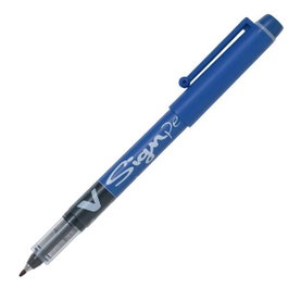 Pilot Signpen Rotulador de punta de fibra 0,6 mm azul (Set de 12)