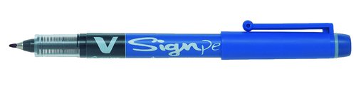 Pilot Signpen Rotulador de punta de fibra 0,6 mm azul (Set de 12)