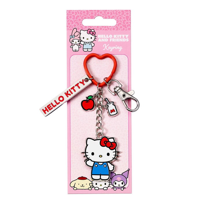 The Carat Shop Llavero Hello Kitty con colgantes The Carat Shop Llavero Hello Kitty con colgantes