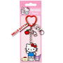 THE CARAT SHOP Llavero Hello Kitty de Aleación de Zinc con Clip y Anilla Corazón