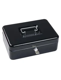 Sax Caja de caudales con cerradura y portamonedas 250x180x90 mm