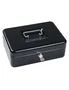 Sax Caja de caudales con cerradura y portamonedas 250x180x90 mm