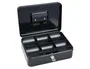 Sax Caja de caudales con cerradura y portamonedas 250x180x90 mm