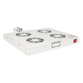 ROLINE 26.21.0107 Unidad de ventilación de 4 ventiladores para rack de 19 pulgadas