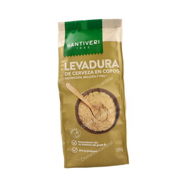 SANTIVERI Levadura de Cerveza en Copos - 200g - Rico en Proteínas y Vitaminas del Grupo B - Apto para Veganos