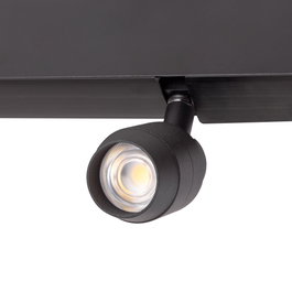 Luminaria LED Mini 9W 900Lm CRI90 4200K Carril Magnético Blanco Natural