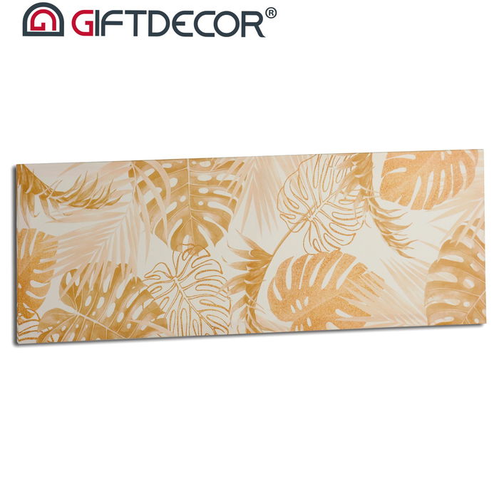 Giftdecor Lienzo 30 x 90 cm Hoja Natural Surtidos (Set de 12)