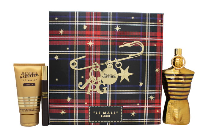 Jean Paul Gaultier Le Male Elixir Set de Regalo con Eau de Parfum y Gel de Ducha