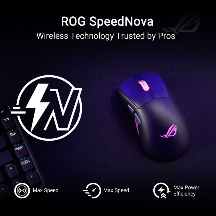 Asus ROG Keris II Origin BLK Ratón de Juego para Mano Derecha