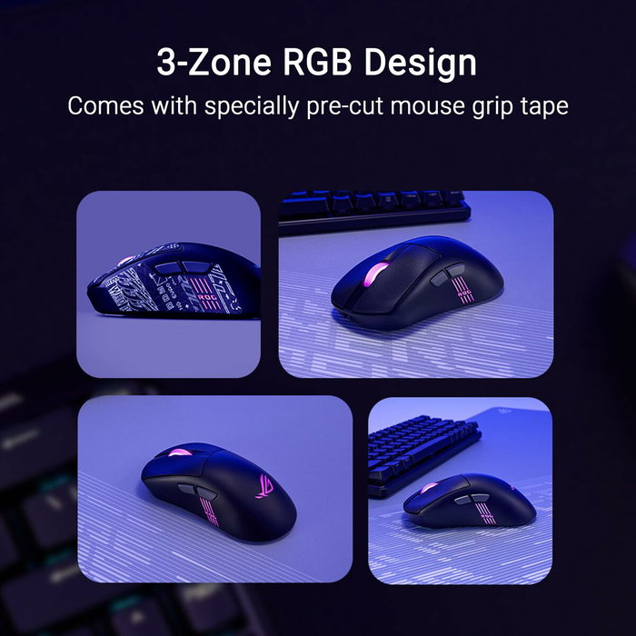 Asus ROG Keris II Origin BLK Ratón de Juego para Mano Derecha