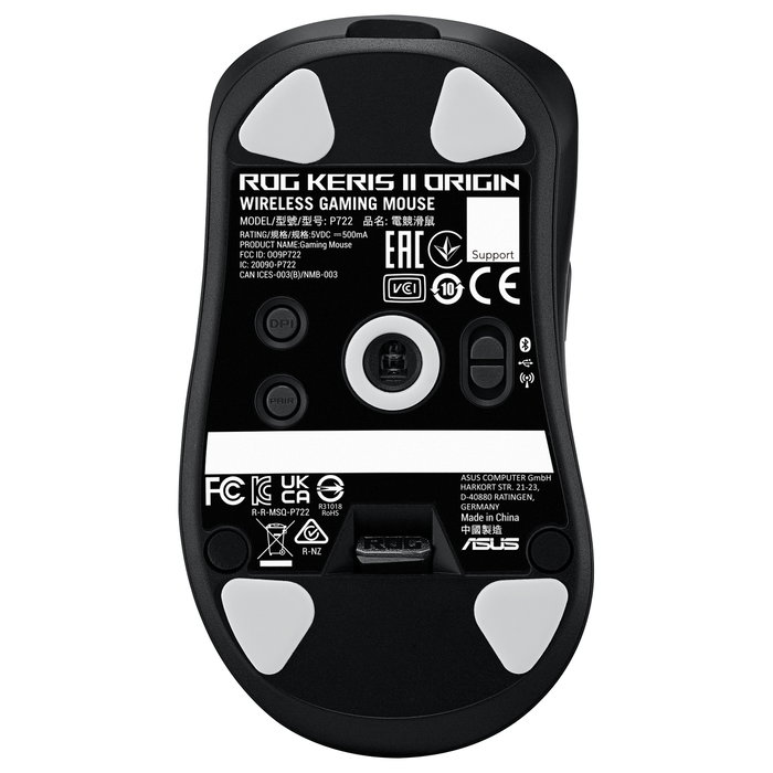 Asus ROG Keris II Origin BLK Ratón de Juego para Mano Derecha