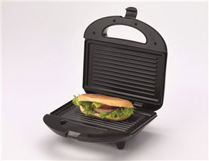 Ariete 1980 Sandwichera Toast&Grill Easy Placas Antiadherentes Ideal para Sándwiches, Verduras y Carne Posición Vertical Fácil Almacenamiento