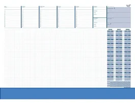 Quo Vadis SU8200 Planning Escritorio Semanal 42x59,5 cm 2026/2027/2028 Festivos Nacionales 90 g/m²