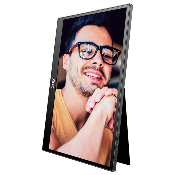 AOC Monitor 16T3EA 15.6" WLED IPS Full HD 1920x1080 USB-C 4 ms VESA Negro