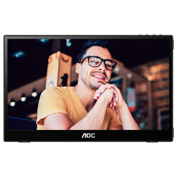 AOC Monitor 16T3EA 15.6" WLED IPS Full HD 1920x1080 USB-C 4 ms VESA Negro