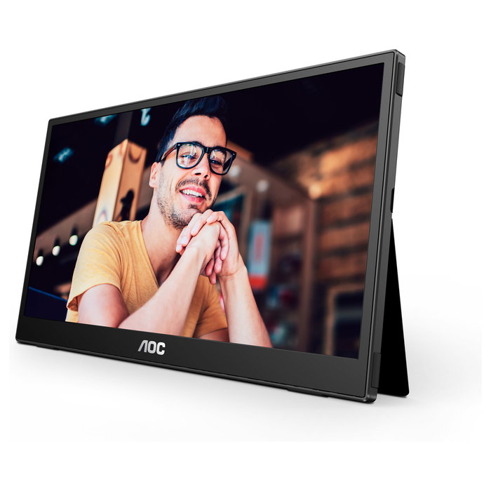 AOC Monitor 16T3EA 15.6" WLED IPS Full HD 1920x1080 USB-C 4 ms VESA Negro