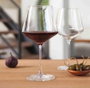 DKD Home Decor Set de 6 Copas de Cristal para Vino Tinto de 680 ml