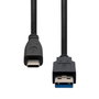 ProXtend Cable USB-C a USB-A 3.0 15cm negro