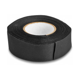 DeLOCK Cinta de tela autoadhesiva negra 25 m x 25 mm