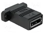 DeLOCK Adaptador Easy 45 DisplayPort recto Negro