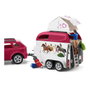 Schleich Horse Club 42535 Gran Viaje Ecuestre con Coche y Remolque