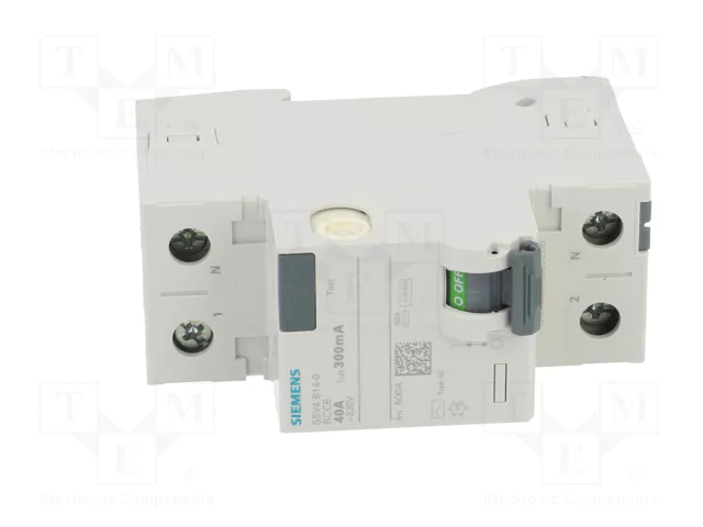 SIEMENS 5SV4614-0 Interruptor Diferencial 40A 300mA 1+N