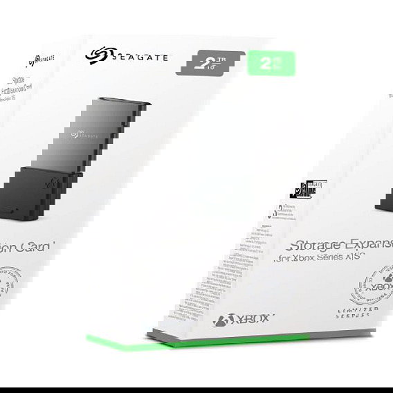 Seagate Expansion Card 2TB para Xbox Series X/S, Tarjeta de Almacenamiento Externa, Compatible con Arquitectura Velocity Negra Seagate Expansion Card 2TB para Xbox Series X/S, Tarjeta de Almacenamiento Externa, Compatible con Arquitectura Velocity Negra
