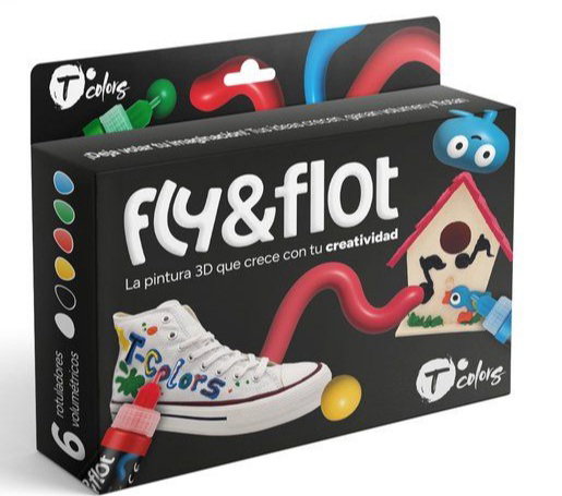 Tcolors Rotulador Fly & Flot Efecto 3D Volumétrico Azul 25 ml