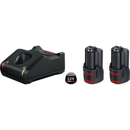 Bosch Kit de 2 Baterías 3.0Ah y Cargador GAL 12V-40