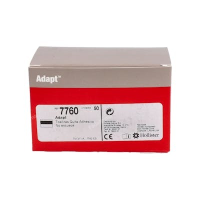 Hollister Toallitas Quita Adhesivo 7760 - 50 Unidades Hollister Toallitas Quita Adhesivo 7760 - 50 Unidades
