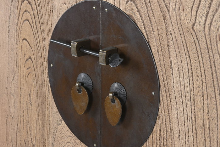 DKD Home Decor Armario Natural Olmo Macizo 102 x 40 x 132 cm