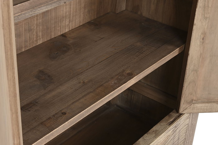 DKD Home Decor Armario Natural Olmo Macizo 102 x 40 x 132 cm