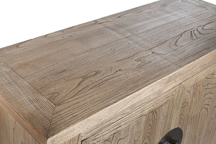 DKD Home Decor Armario Natural Olmo Macizo 102 x 40 x 132 cm