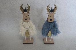 DKD Home Decor Figura MDF Poliester 8x4x20 Surtido 2 Unidades