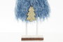 DKD Home Decor Figura Navidad Moderna Azul Blanco 4 x 20 x 8 cm (12 Unidades)