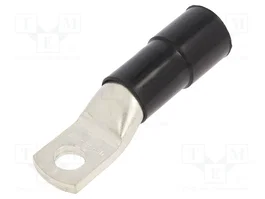 BM GROUP Punta de anillo tubular aislada M10 3/0AWG negra