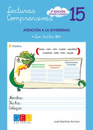 GEU Lecturas comprensivas 15, José Martínez Romero