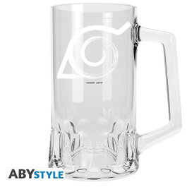 Abysse - Jarra de Cristal con Logotipo de Konoha de Naruto