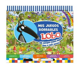 AUZOU EDITIONS, Espiral. Mis juegos borrables Lobo